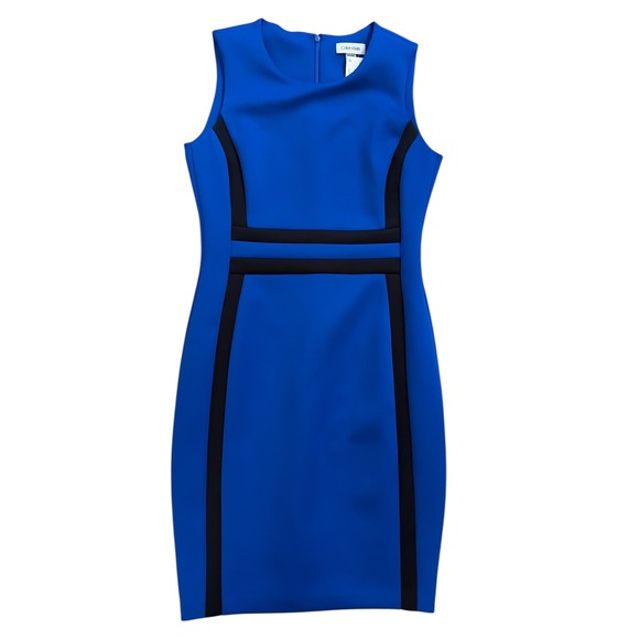 Calvin Klein Dresses & Skirts - Calvin Klein Sleeveless Colorblock Sheath Dress Size 6